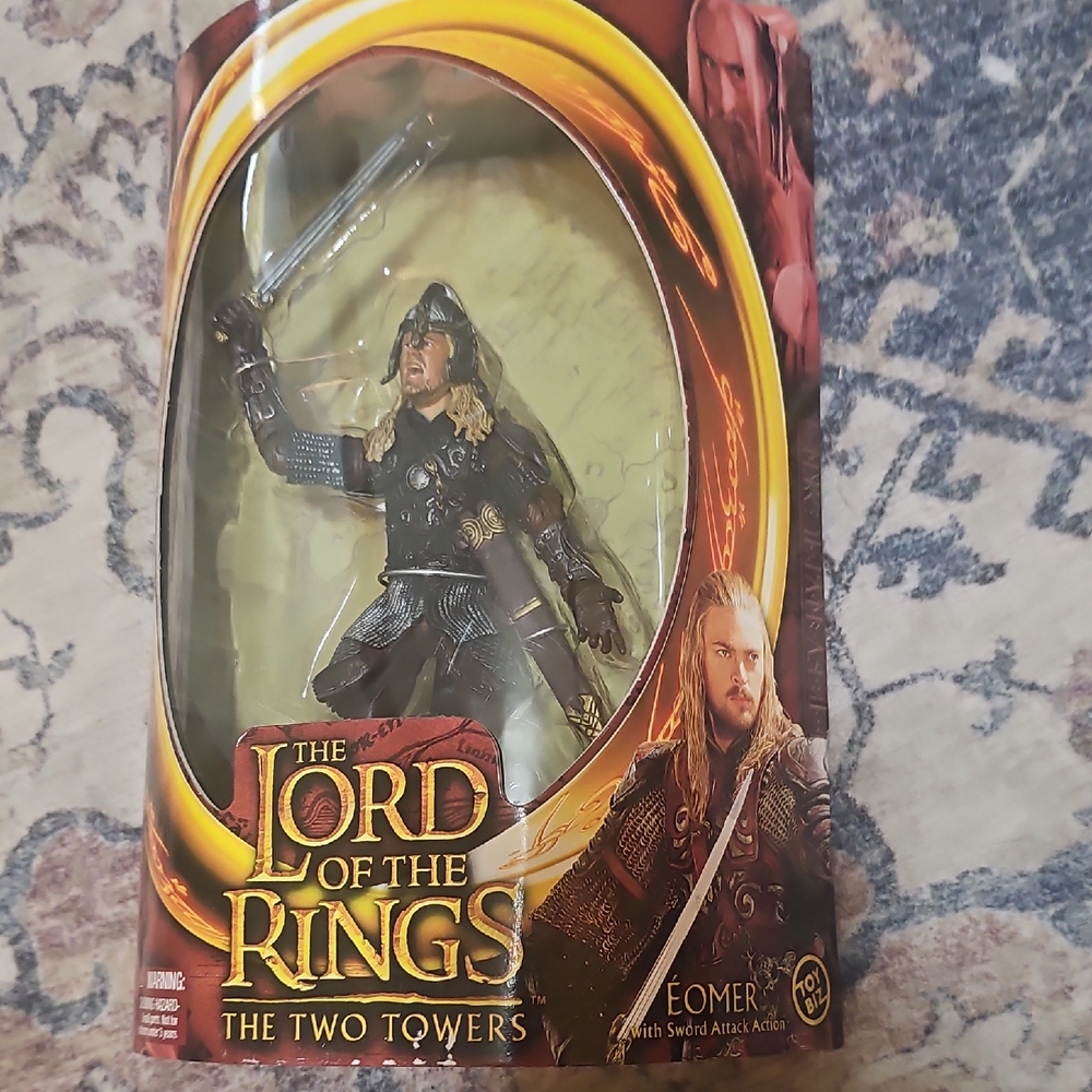 The Lord of the Rings Eomer Action Figure - Black and Gold